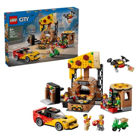 LEGO City Centro di Consegna Pizze con Veicoli 60496