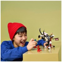 LEGO Ninjago Zilvar e Grimtak la Bestia Drago 71863