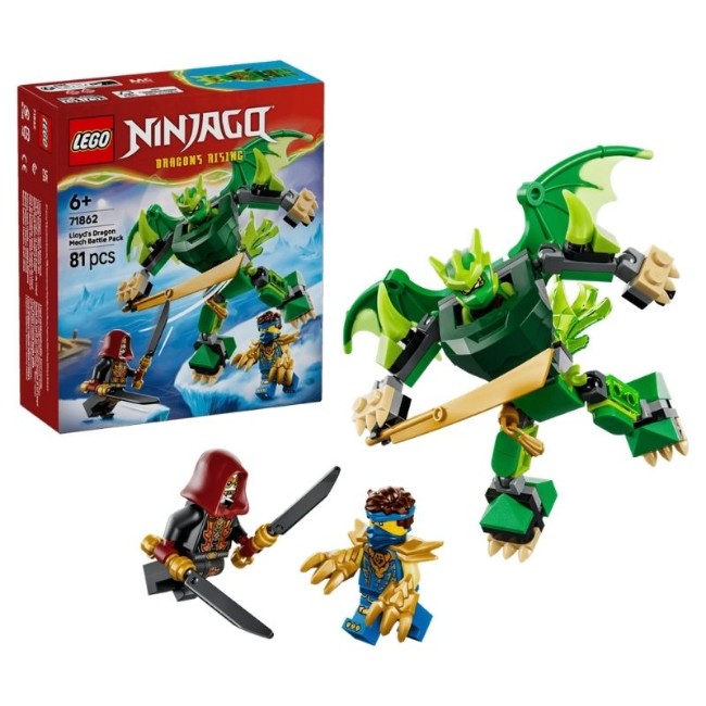 LEGO Ninjago Battle Pack Mech Drago di Lloyd 71862