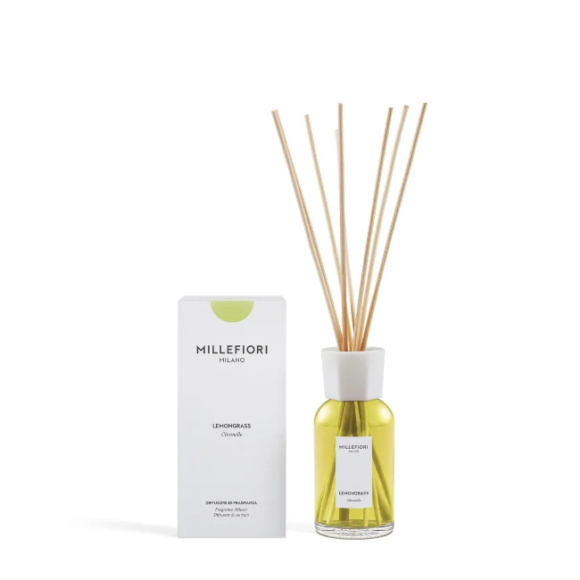 Immagine di Millefiori Milano Diffusore a Bastoncini 100 ml Lemon Grass