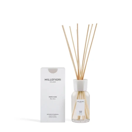Immagine di Millefiori Milano Diffusore a Bastoncini 100 ml White Musk