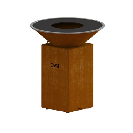 Immagine di Braciere Plancha OYAT Origine in Acciaio Corten Cognac, Ø88 cm