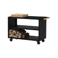 Immagine di Carrello OYAT Pontaillac 120 in Acciaio Nero termolaccato, 122 x 60 x 82 cm