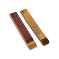 Immagine di Doppio Spiedino OYAT in Acciaio Inox e Legno, 65 x 6 x 3,2 cm