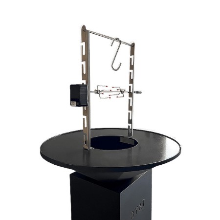 Immagine di Girarrosto OYAT con Motore Incluso in Acciaio Inox, 50 x 73 x 5 cm
