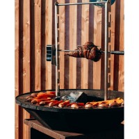 Immagine di Girarrosto OYAT con Motore Incluso in Acciaio Inox, 50 x 73 x 5 cm