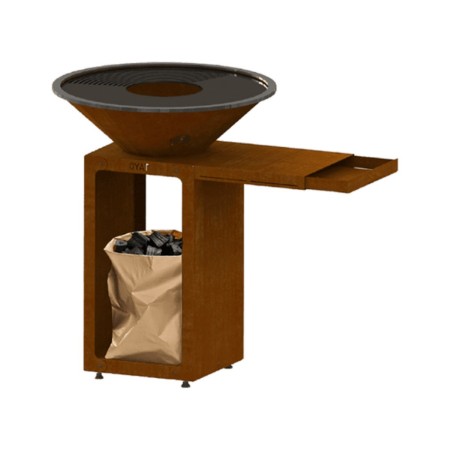 Immagine di Mensola OYAT in Acciaio Corten Cognac, per modelli 98