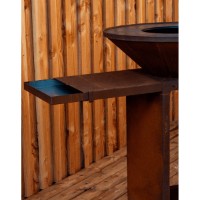 Immagine di Mensola OYAT in Acciaio Corten Cognac, per modelli 98