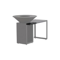 Immagine di Modulo Adattatore OYAT Talmont in Acciaio Nero termolaccato, 44,7 x 15 x 4,5 cm