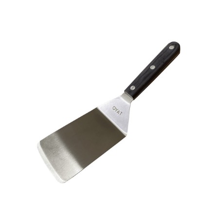 Immagine di Spatola OYAT in Acciaio Inox e Legno, 22,5 x 7,2 cm