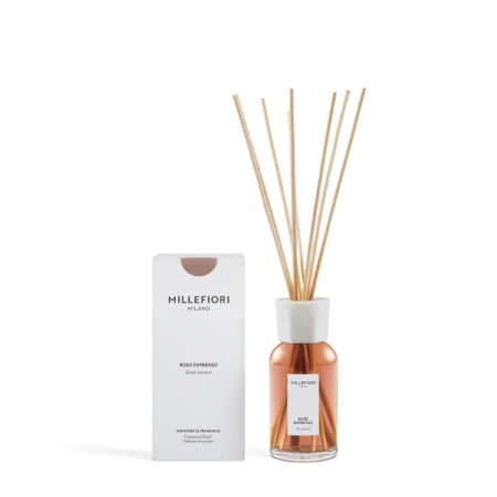Immagine di Millefiori Milano Diffusore a Bastoncini 250 ml Rose Espresso