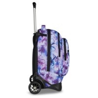 Immagine di Invicta Zaino Trolley Plug Sganciabile Fantasy Aqua Flowers
