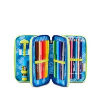 Immagine di Seven Astuccio 3 Zip Blu Fusion