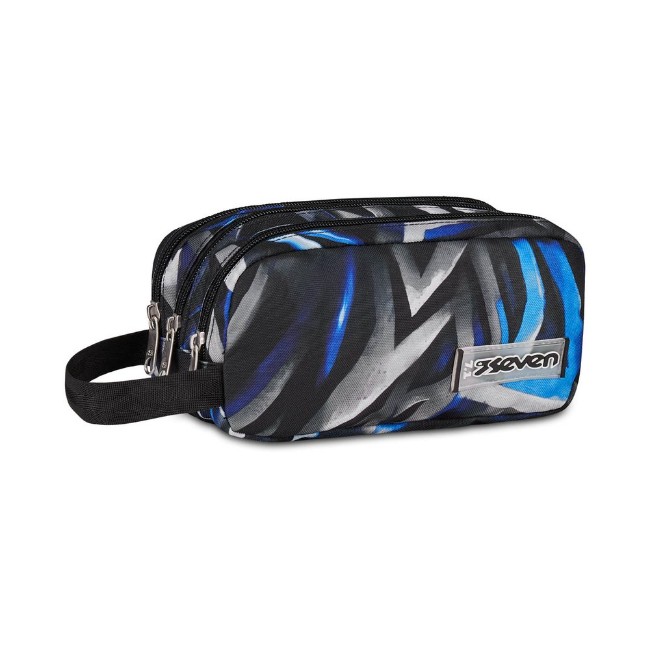 Immagine di Seven Portapenne 3 Zip Freethink Boy Reflex Blue