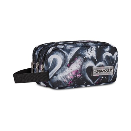 Immagine di Seven Portapenne 3 Zip Freethink Girl Jet Black