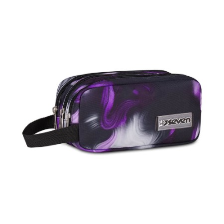 Immagine di Seven Portapenne 3 Zip Freethink Girl Steel Gray