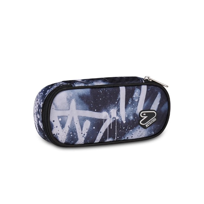 Immagine di Seven Portapenne The Double Round Plus Crazy Brush Pirate Black