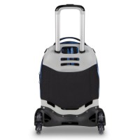 Immagine di Seven Zaino Trolley Jack Sganciabile 8 Ruote Blu Fusion