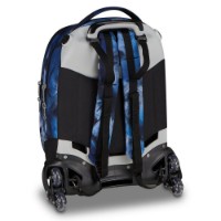 Immagine di Seven Zaino Trolley Jack Sganciabile 8 Ruote Blu Fusion