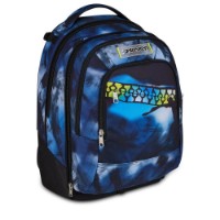 Immagine di Seven Zaino Trolley Jack Sganciabile 8 Ruote Blu Fusion