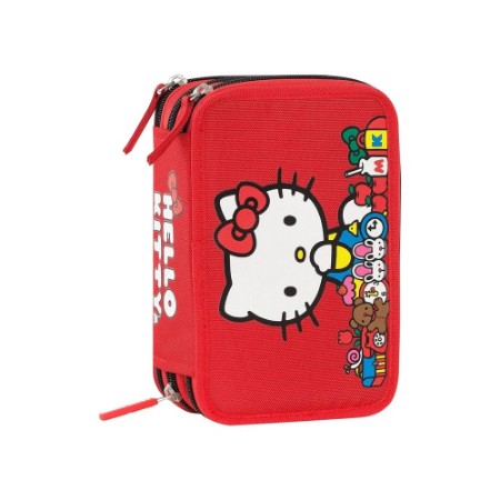 Immagine di Astuccio Panini Hello Kitty 3 Zip Corredo Completo
