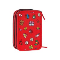 Immagine di Astuccio Panini Hello Kitty 3 Zip Corredo Completo