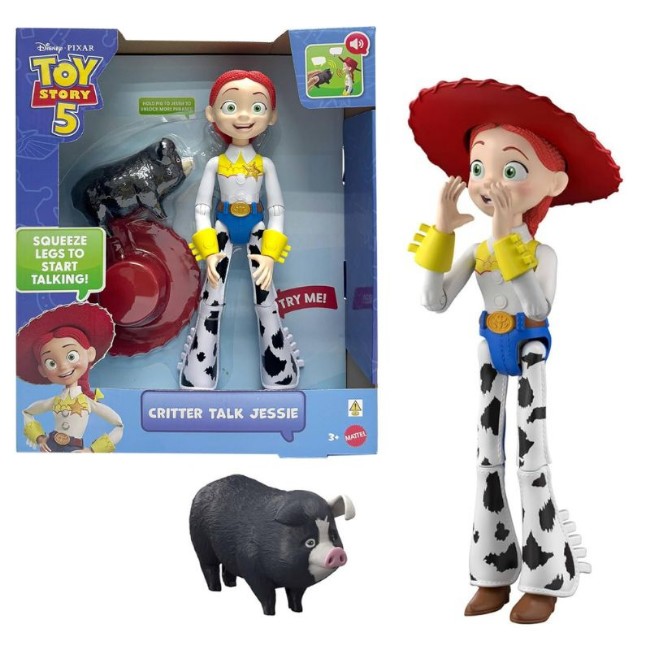 Mattel Disney Pixar Toy Story 5 Jessie Parlante con Jimmy Dean – Action Figure 30 cm