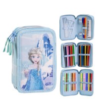 Immagine di Astuccio Triplo Zip Frozen con Accessori
