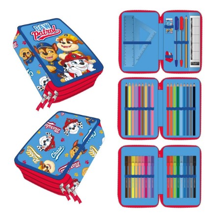 Immagine di Astuccio Triplo Zip con Accessori Paw Patrol