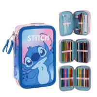 Immagine di Astuccio Triplo Zip con Accessori Stitch
