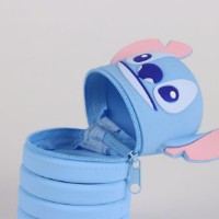 Immagine di Astuccio Tombolino Stitch in Silicone Flessibile Assortito