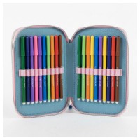 Immagine di Astuccio Triplo Zip con Accessori Stitch