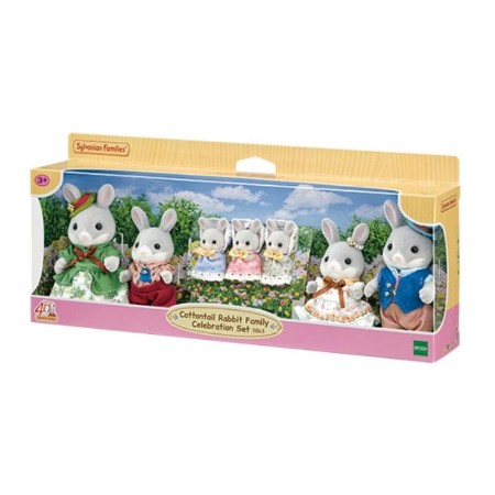 Sylvanian Families Famiglia Coniglio Cottontail Set Celebrativo