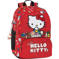 Immagine di Zaino Scuola Panini Hello Kitty Organizzato 31 Litri