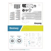 Immagine di Tappo e O-Ring Valvola di Scarico Bestway per Filtri a Sabbia da 3.785 a 11.356 l/h