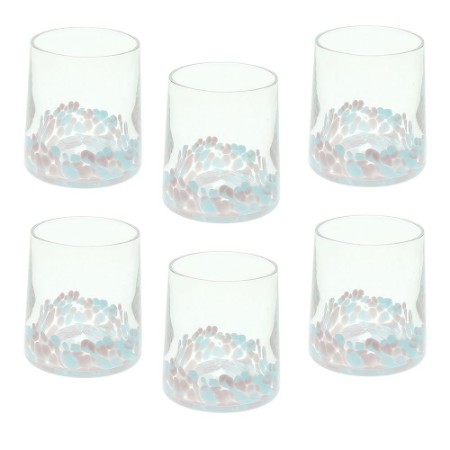 Immagine di Andrea Fontebasso Set 6 Bicchieri Venezia Pink Blue