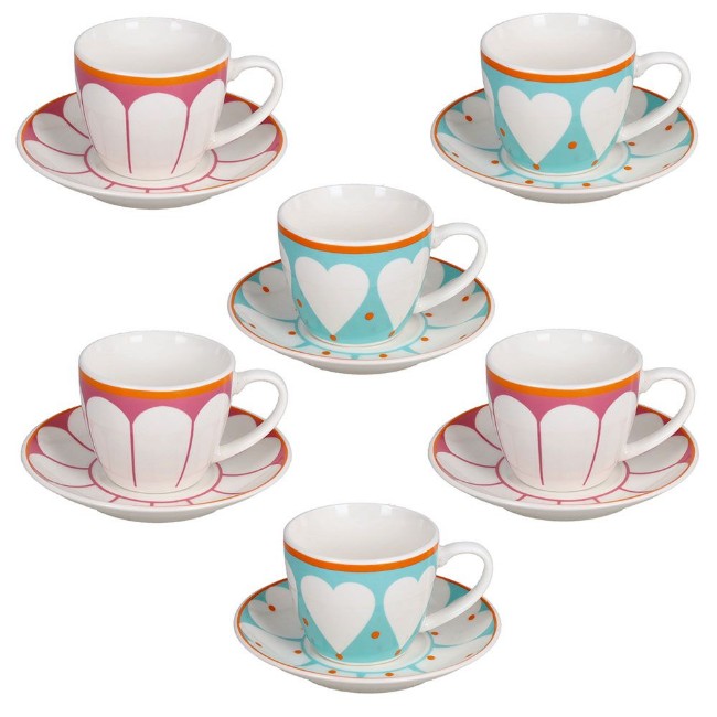 Immagine di Andrea Fontebasso Confezione 6 Tazze Caffè New Milk&Coffee Madame