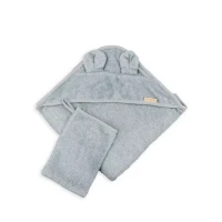 Immagine di Bamboom Asciugamano Neonato con Orecchie e Guanto 75 x 75 cm