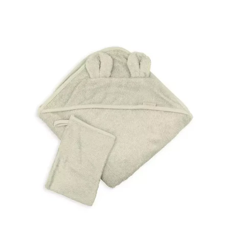 Immagine di Bamboom Asciugamano Neonato con Orecchie e Guanto 75 x 75 cm