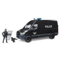 Bruder MB Sprinter Polizia Speciale con Figura Bworld 02685