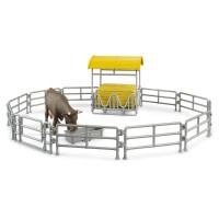 Bruder Set Recinzioni e Mangiatoia Fattoria 62612