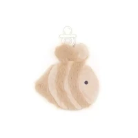 Immagine di Bamboom Portaciuccio Peluche Ape per Neonato in Poliestere Riciclato Sand Shades
