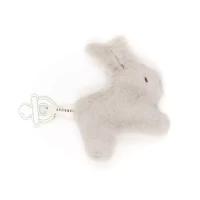 Immagine di Bamboom Portaciuccio Peluche Ape per Neonato in Poliestere Riciclato Sand Shades