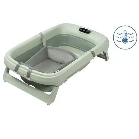 Immagine di Maxi-Cosi Indigo Plus Vaschetta Pieghevole per Bagnetto Neonato con Riduttore QuickDry e Termometro HighSense 0-4 Anni