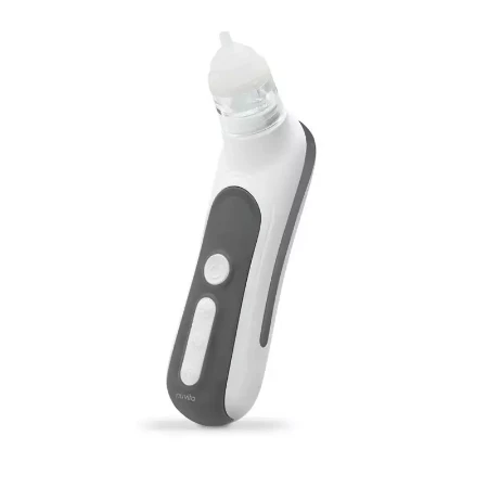 Immagine di Nuvita 2150 Aspiratore Nasale Elettrico Neonato con Batteria Ricaricabile, 5 Livelli di Aspirazione e 3 Beccucci