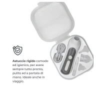 Immagine di Nuvita 2150 Aspiratore Nasale Elettrico Neonato con Batteria Ricaricabile, 5 Livelli di Aspirazione e 3 Beccucci