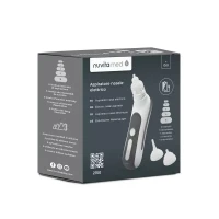 Immagine di Nuvita 2150 Aspiratore Nasale Elettrico Neonato con Batteria Ricaricabile, 5 Livelli di Aspirazione e 3 Beccucci