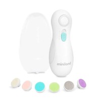 Immagine di Miniland Baby Nail Trimmer Lima Elettrica per Unghie Neonato con 6 Testine Intercambiabili