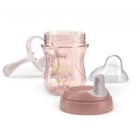 Immagine di Chicco Transition Cup Tazza Graduata con Beccuccio Anti Colica 4m+ da 200ml