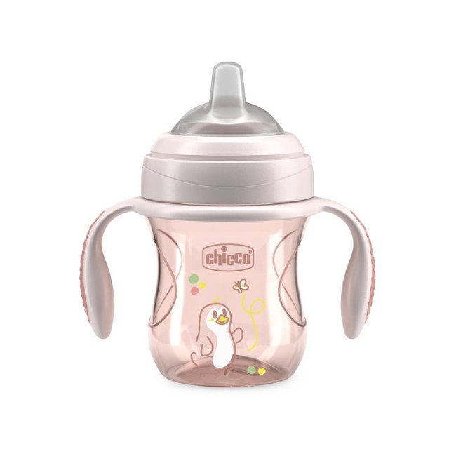 Immagine di Chicco Transition Cup Tazza Graduata con Beccuccio Anti Colica 4m+ da 200ml